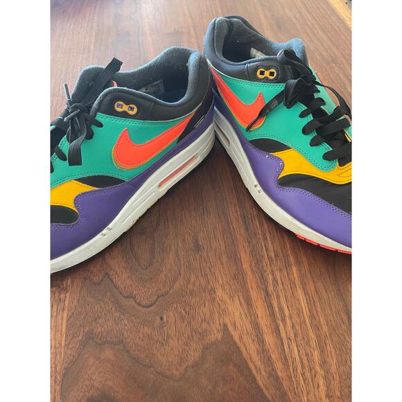 12 Men’s Nike Air Max 1 Se windbreaker 2019 A01021-623 y2k color block purple main image 12